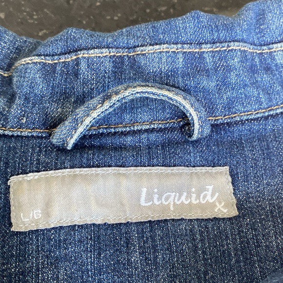 Liquid Jean jacket large - Picture 2 of 2